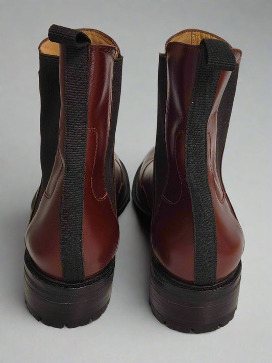 Nerea Boot in Bordo Size 36