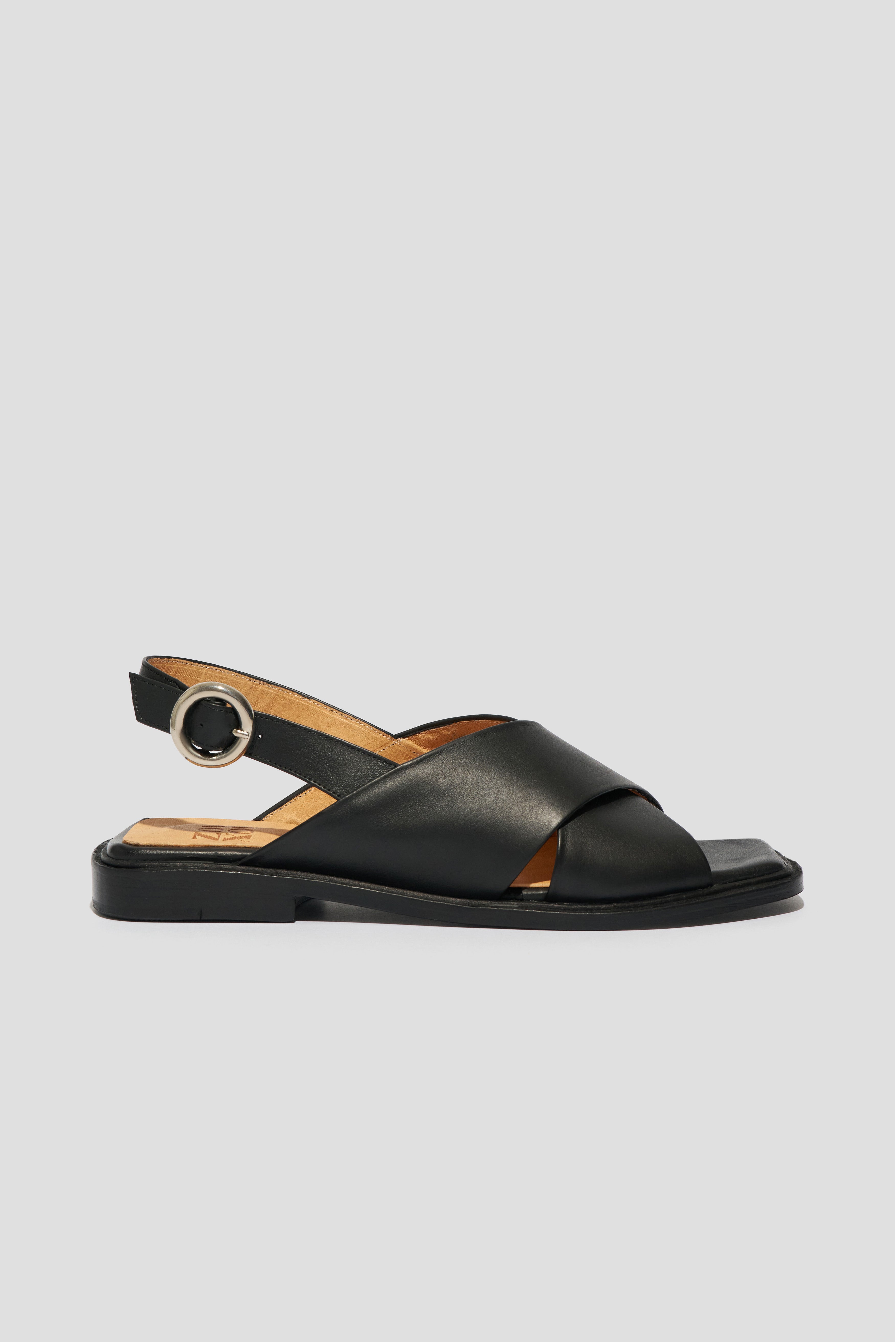 Mabel Slingback Sandal in Black – ZOU XOU