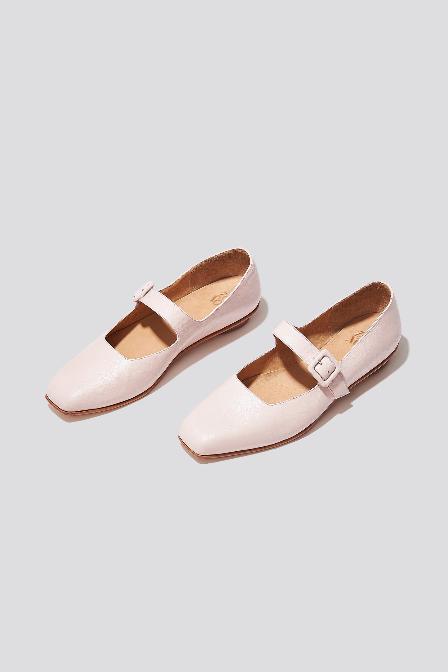 Eugenia Flat in Pale Pink (USA)