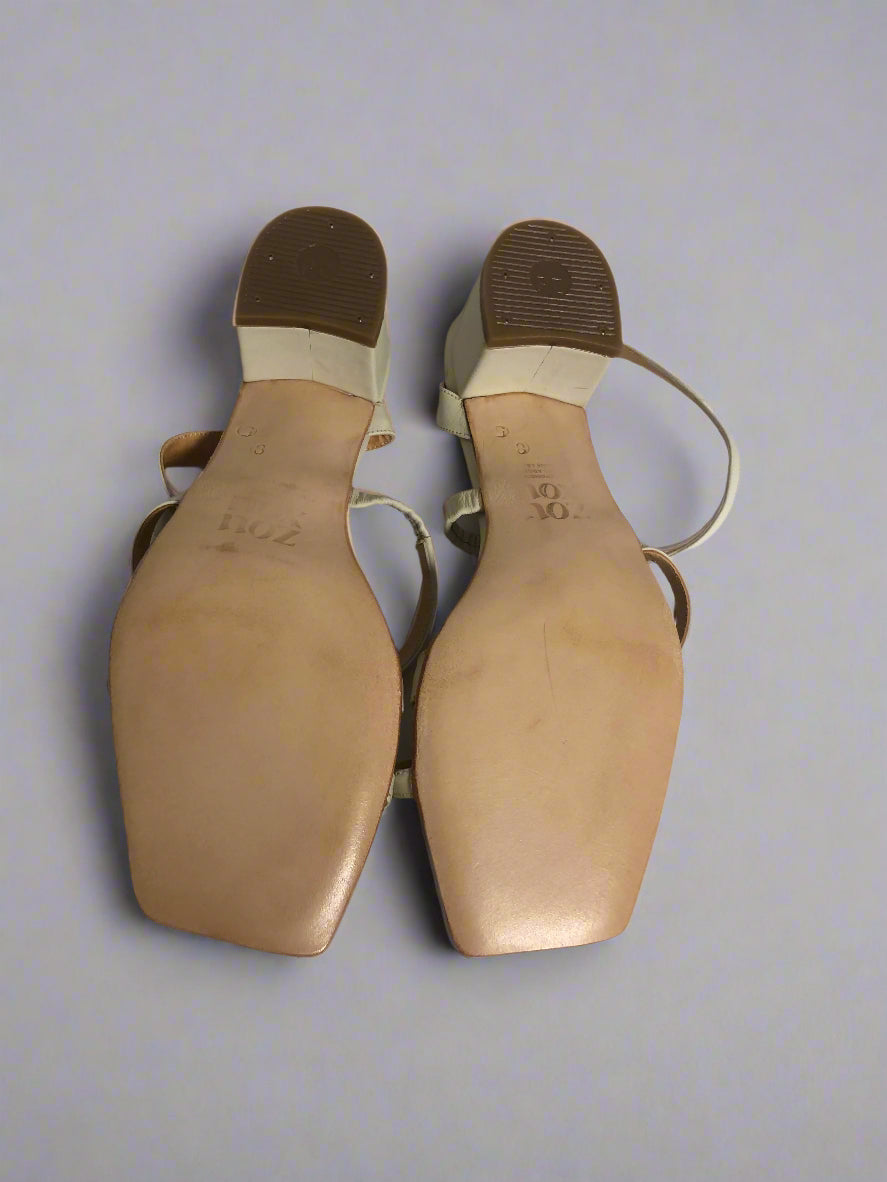 Delfina Sandal in Marfil Size 38.5