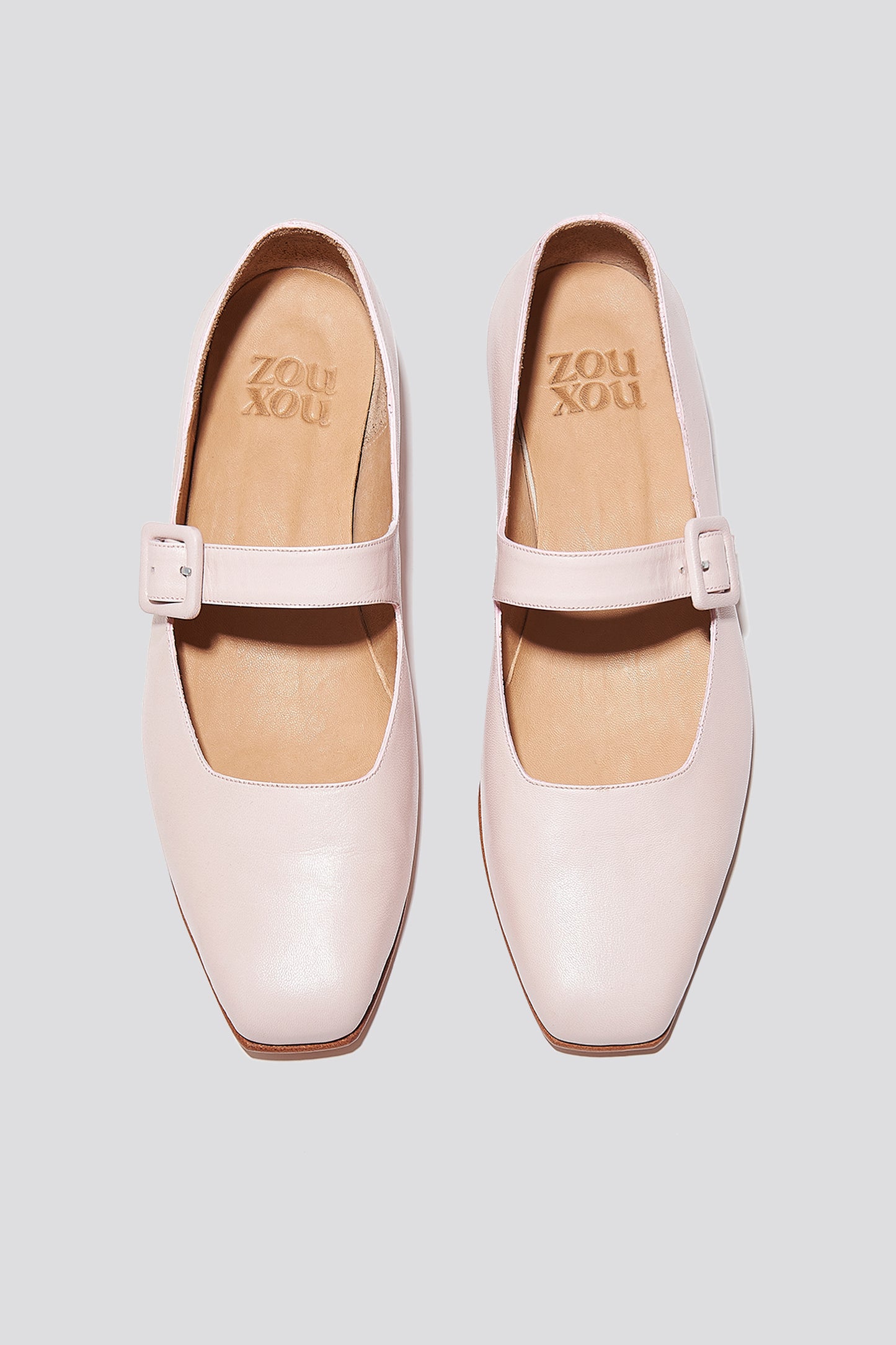 Eugenia Flat in Pale Pink (USA)
