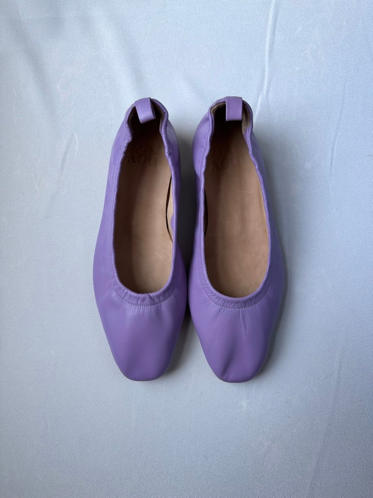 Daria Flat in Lilac Size 37