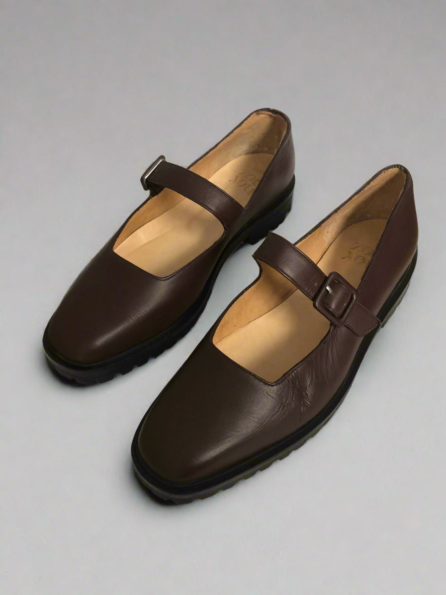 Uchi Flat II in Plum Size 41