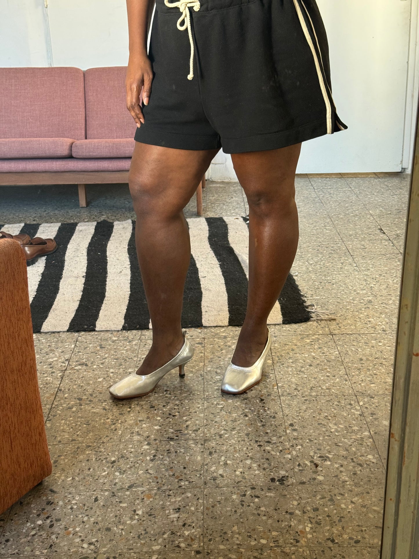 Carmen Pump in Silver Size 40