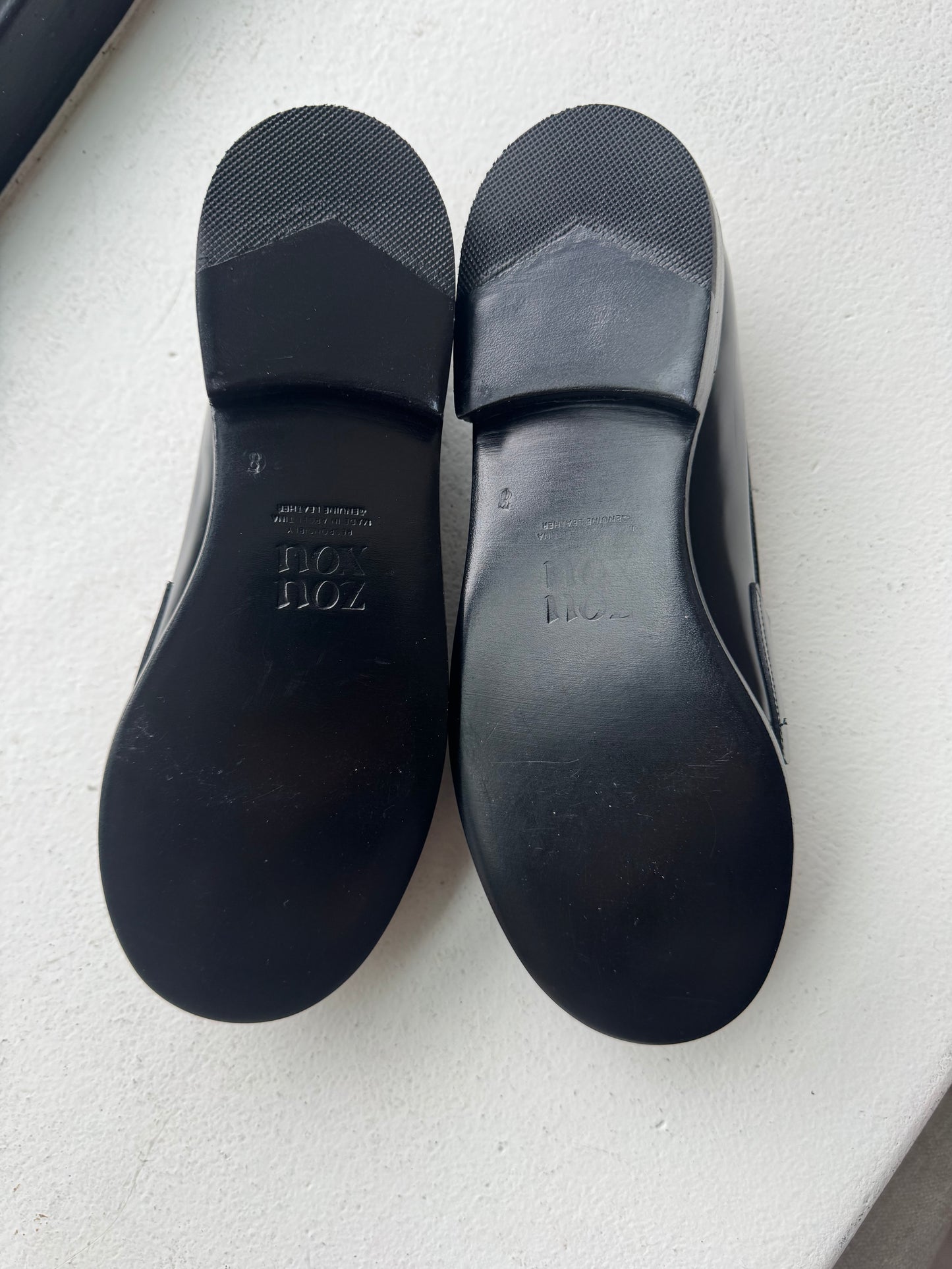 Sofia Loafer in Black Patent Size 38
