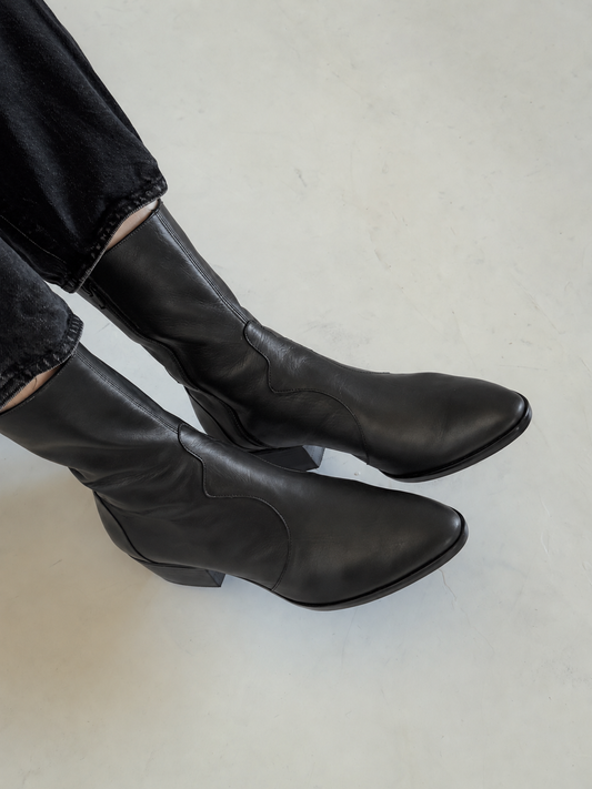 Guada Western Boot in Black