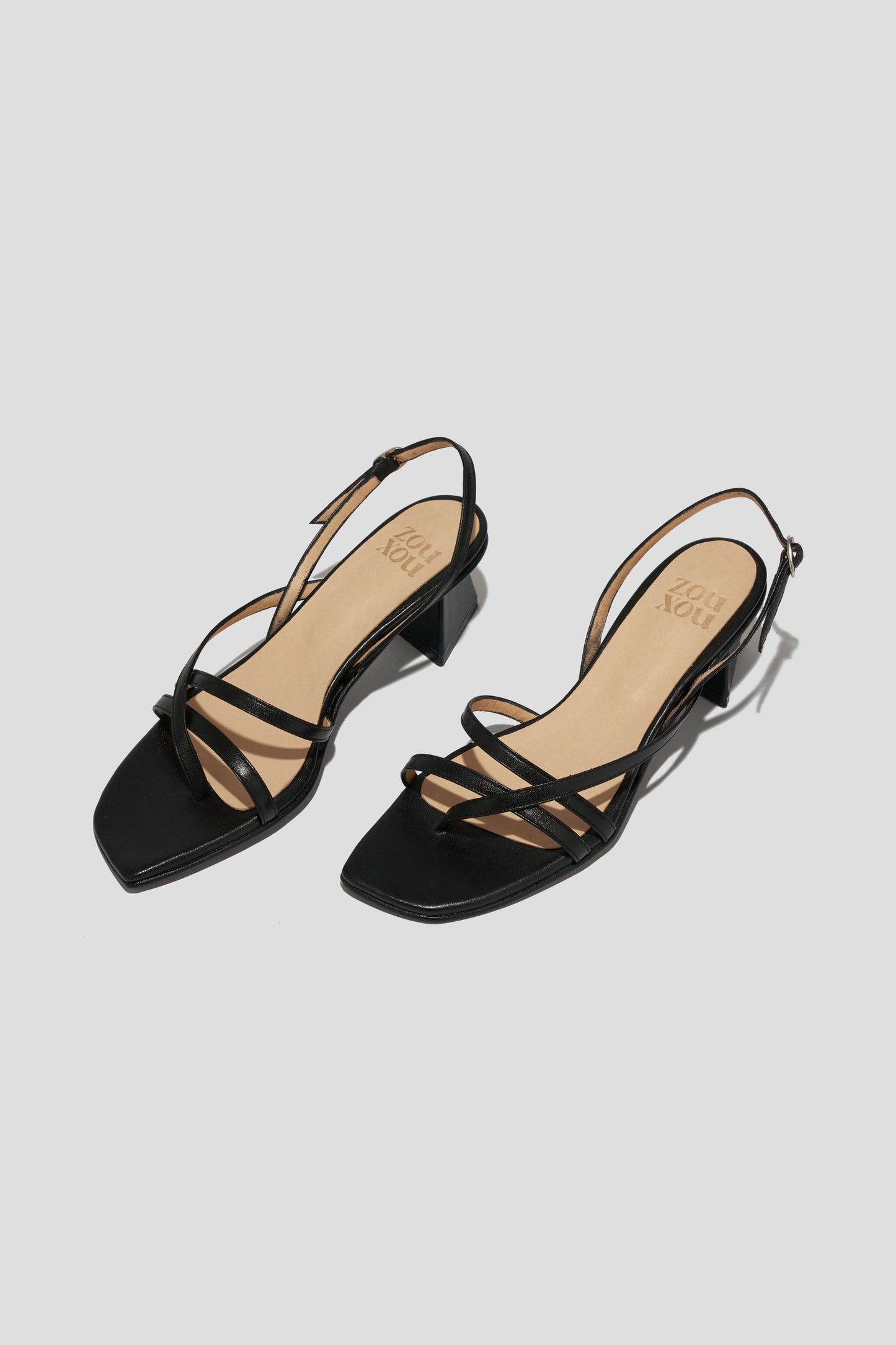 Luz Strappy Sandal in Black