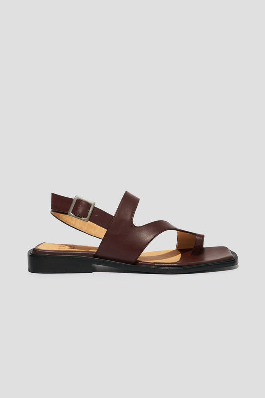 Anto Slingback Thong Sandal Plum