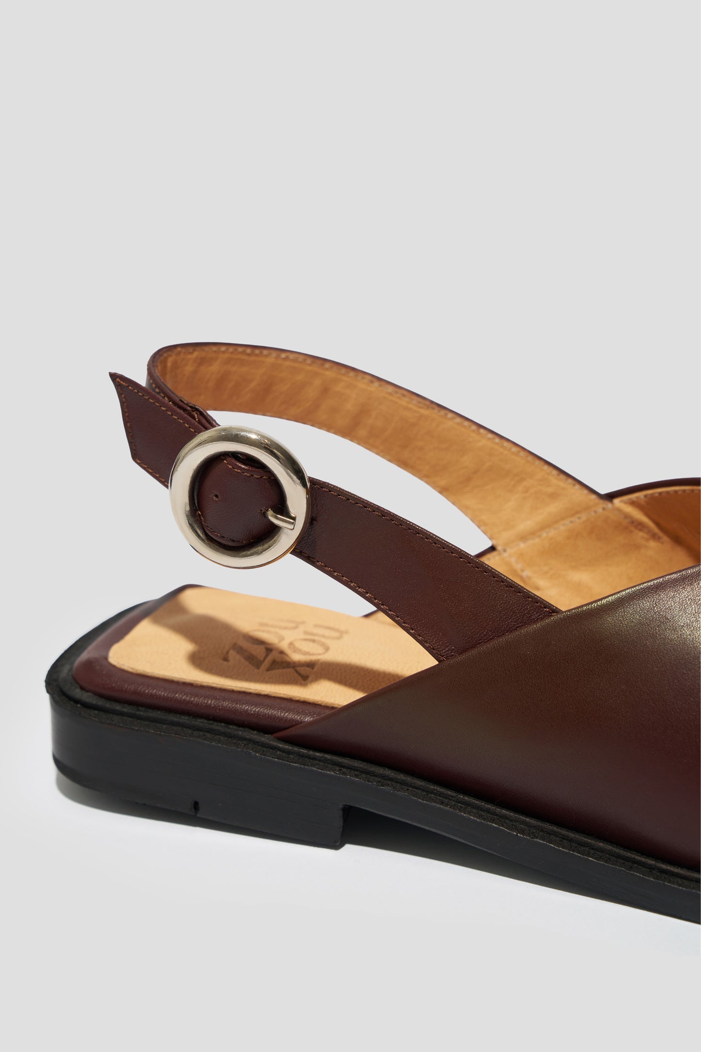 Mabel Slingback Sandal in Plum