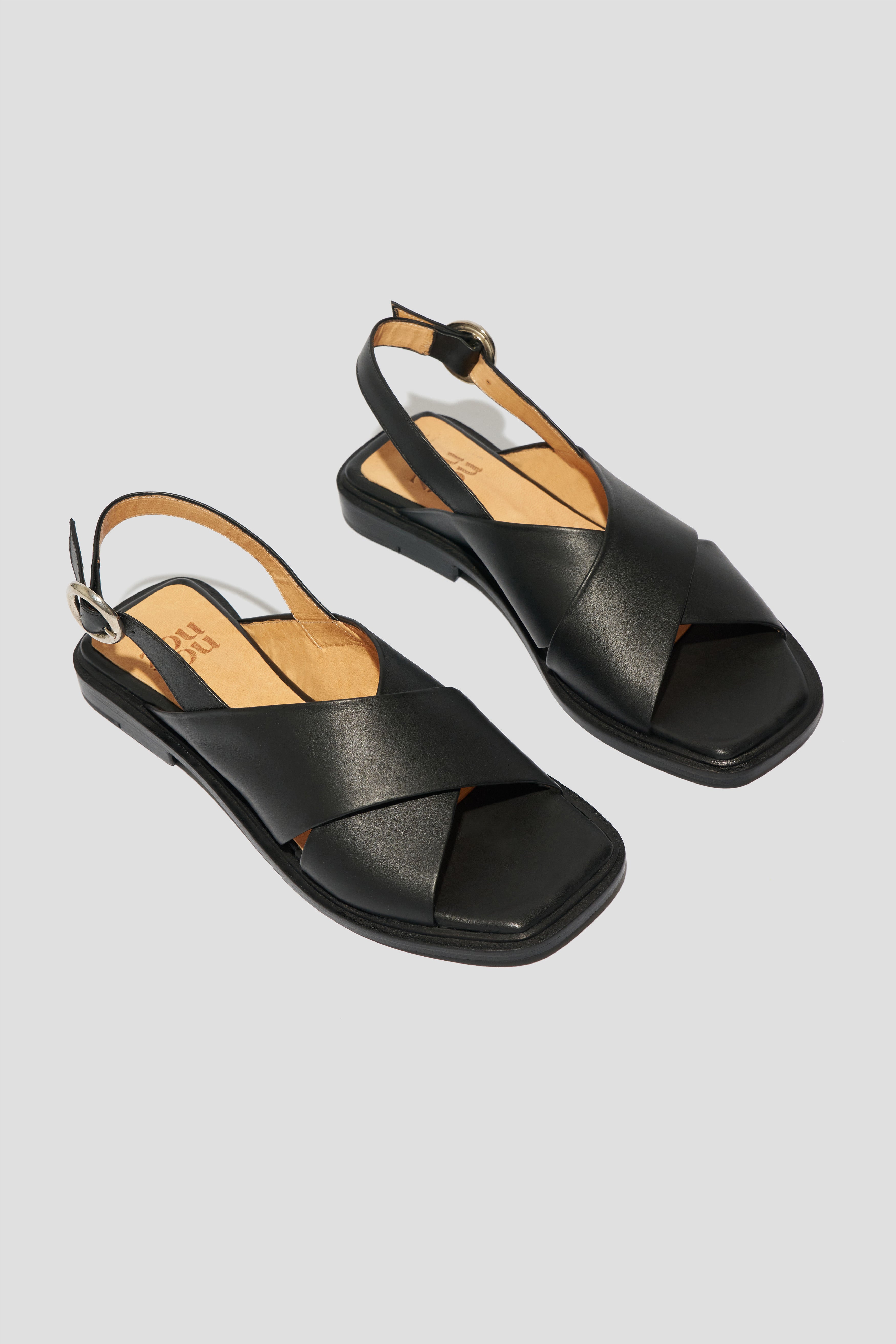 靴 herlipto Becca Slingback Sandals Mabel Slingback Sandal in Black – ZOU XOU