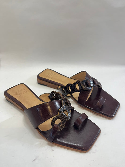 Rio Toe Ring Sandal Chocolate Size 39