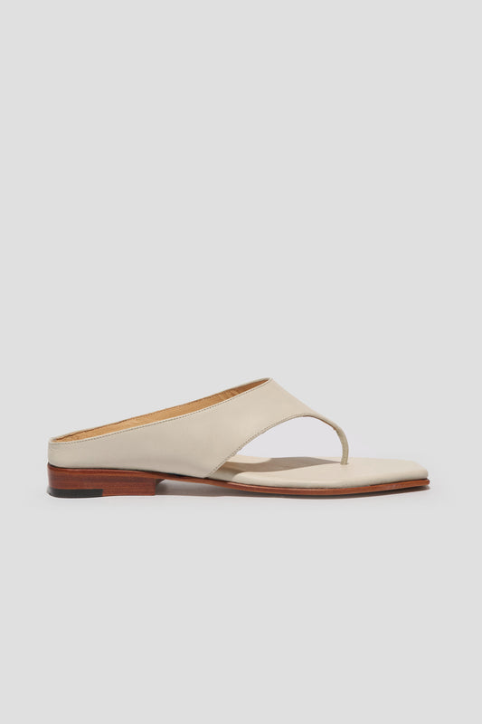 Nara Thong Sandal in Marfil