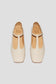 Juana T-Strap Flat in Marfil