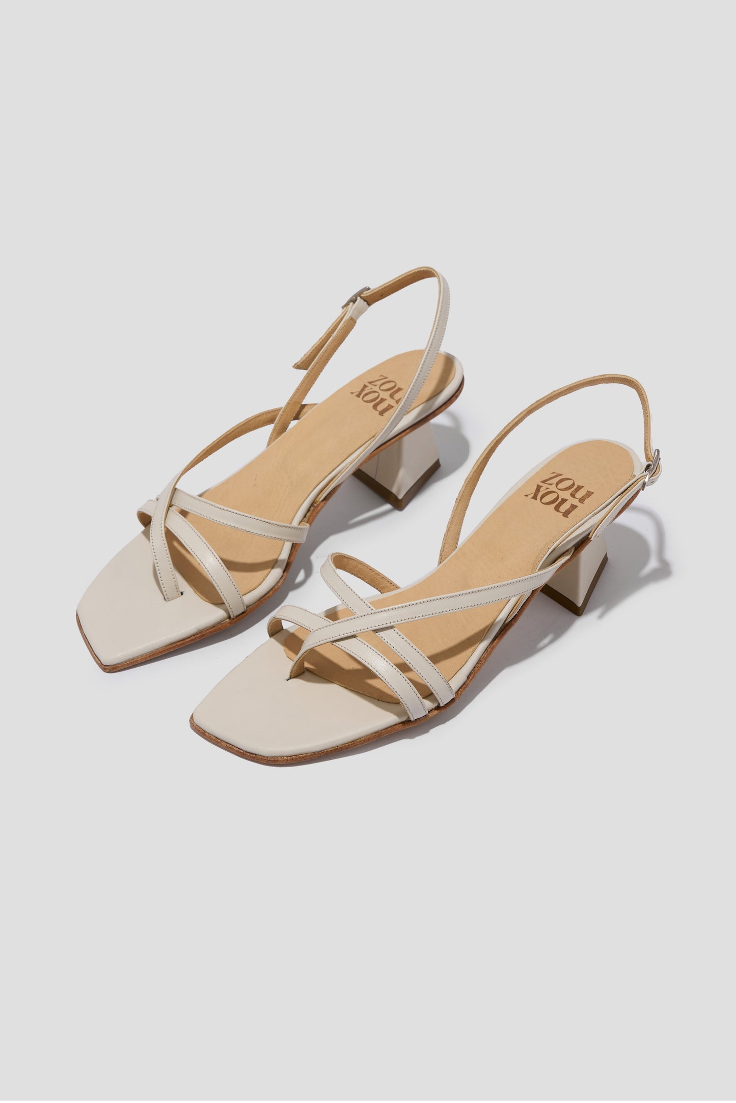 Luz Strappy Sandal in Marfil