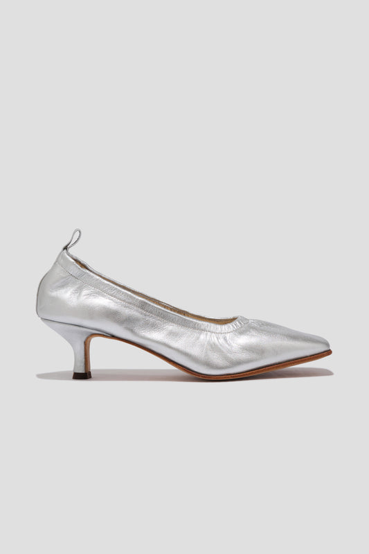 Carmen Ballet Pump in Silver