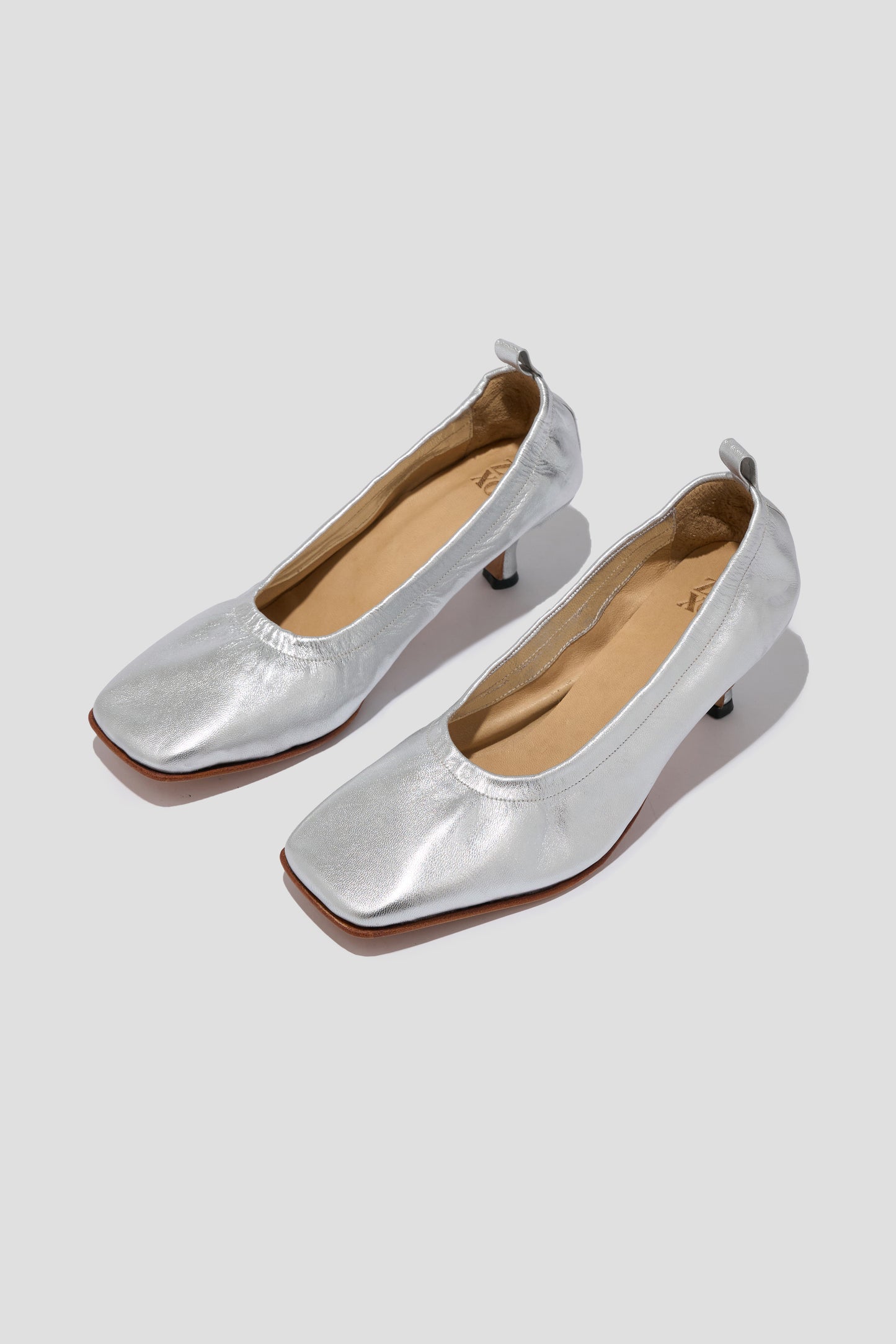 Carmen Ballet Pump in Silver