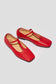 Juana T-Strap Flat in Cherry
