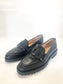 Trini Loafer in Black + Croco Size 41