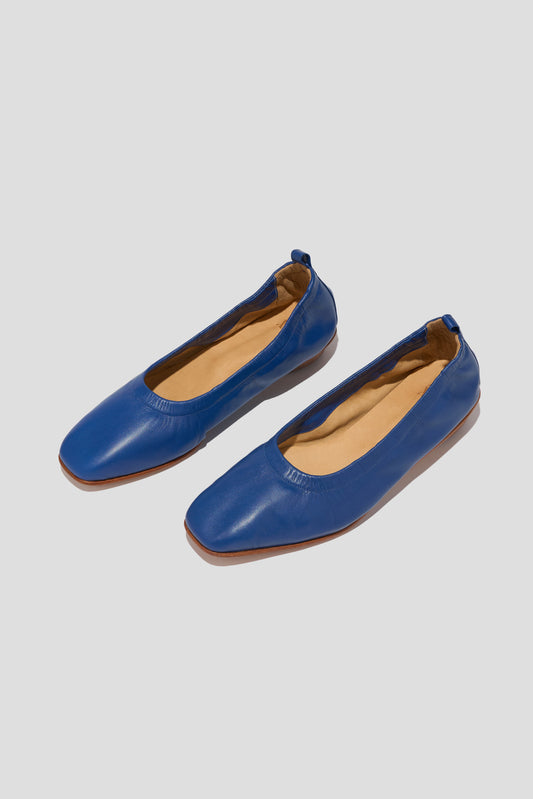 Daria Glove Flat in Cobalt