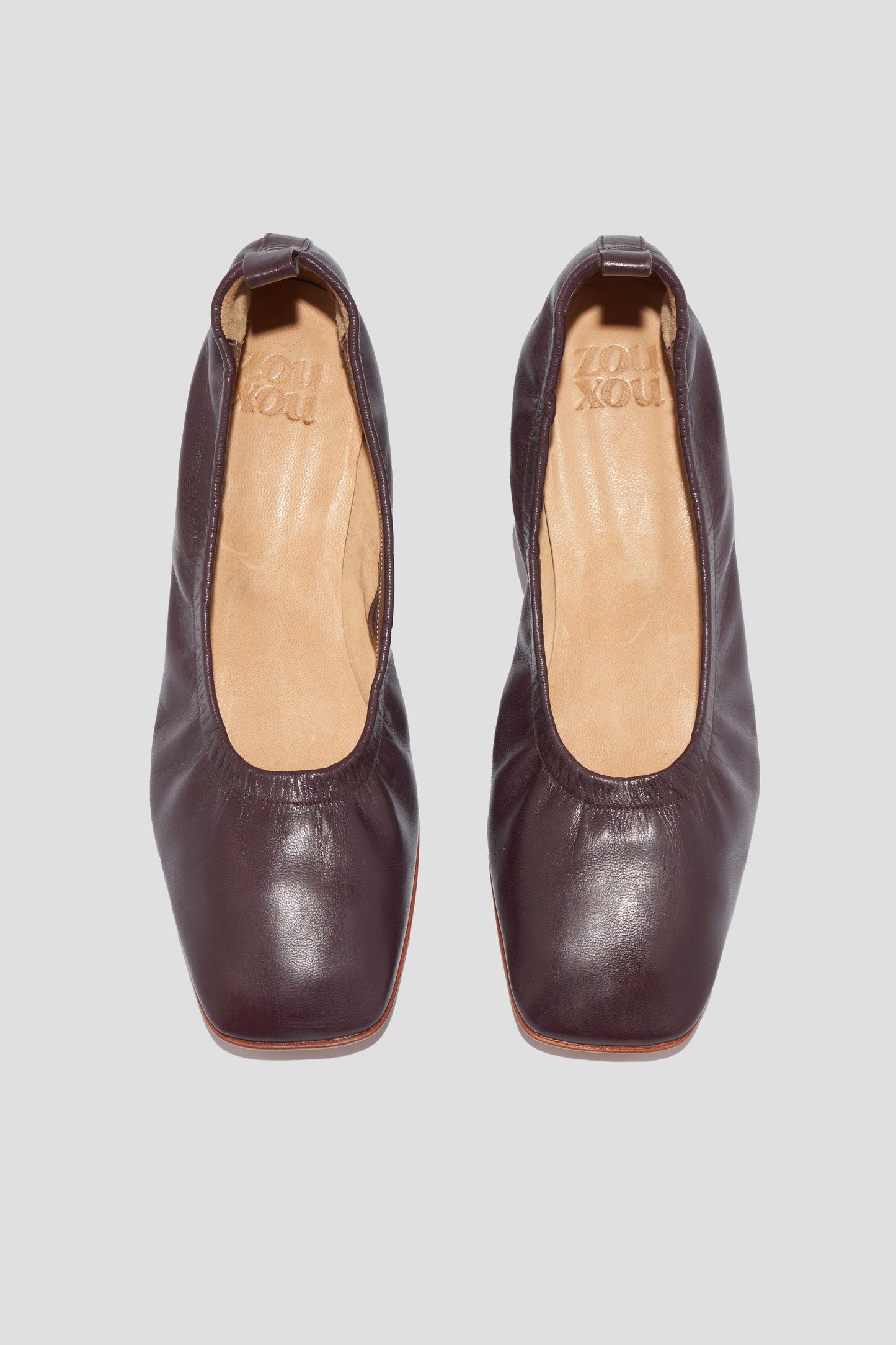 Carmen Ballet Pump in Pinot