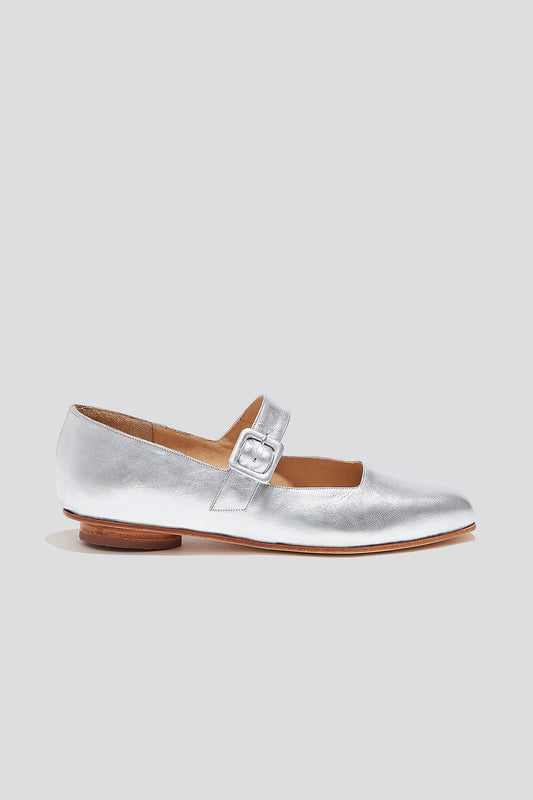 The Eugenia Flat in Silver
