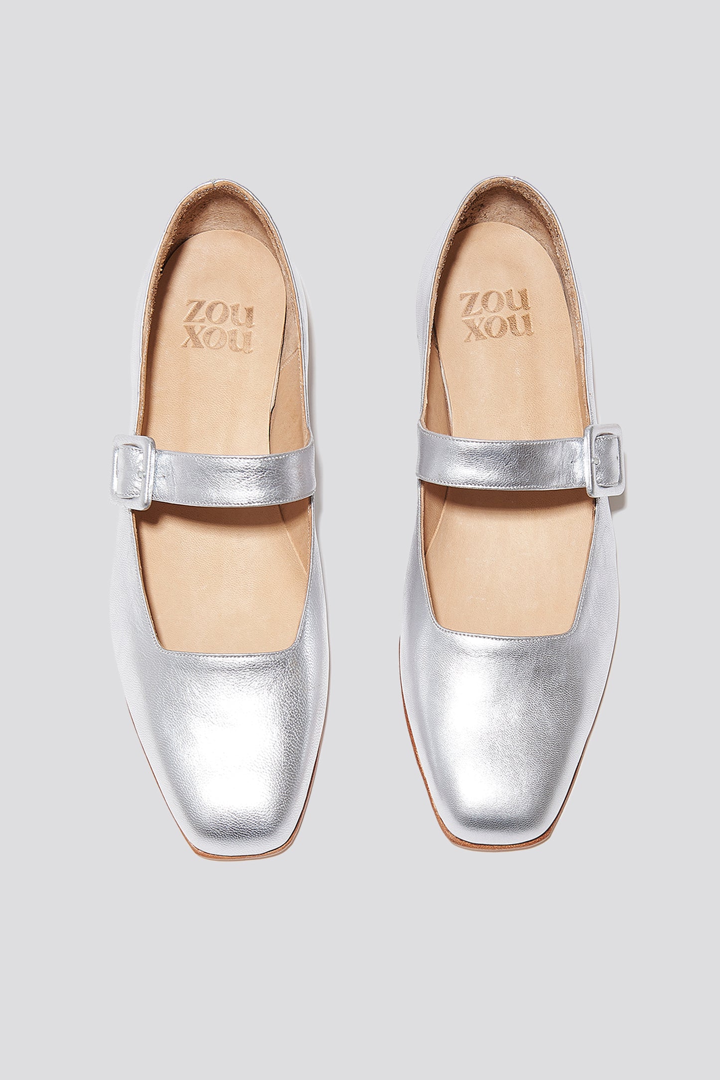 The Eugenia Flat in Silver