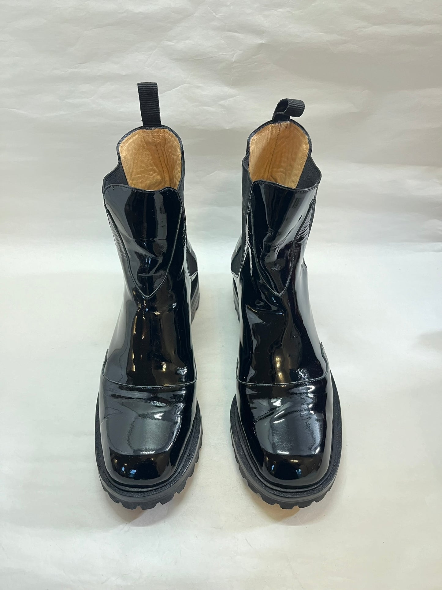 Nerea Boot in Black Patent Size 41