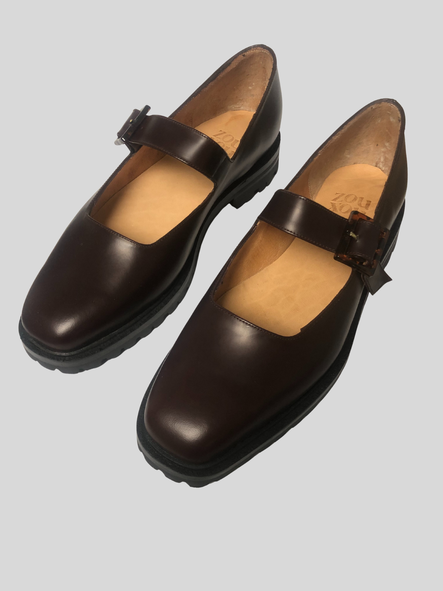 Uchi Flat in Tannat Size 41