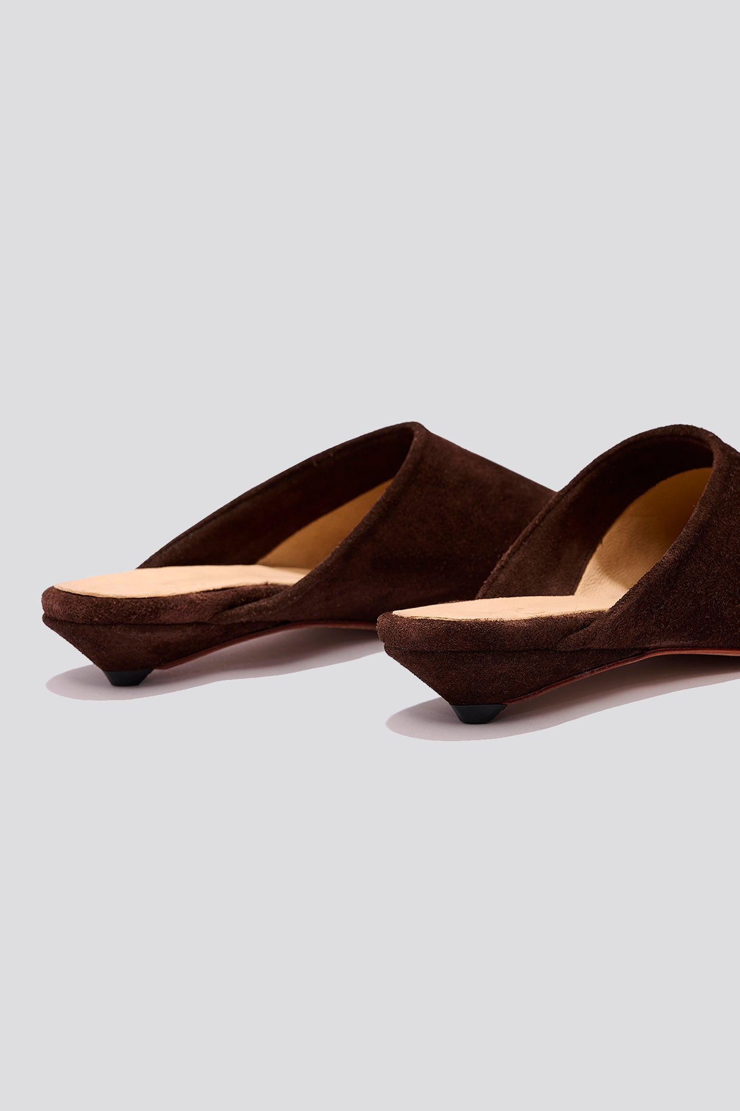 Charo Clog in Coffee Suede