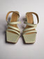 Delfina Sandal in Marfil Size 38.5