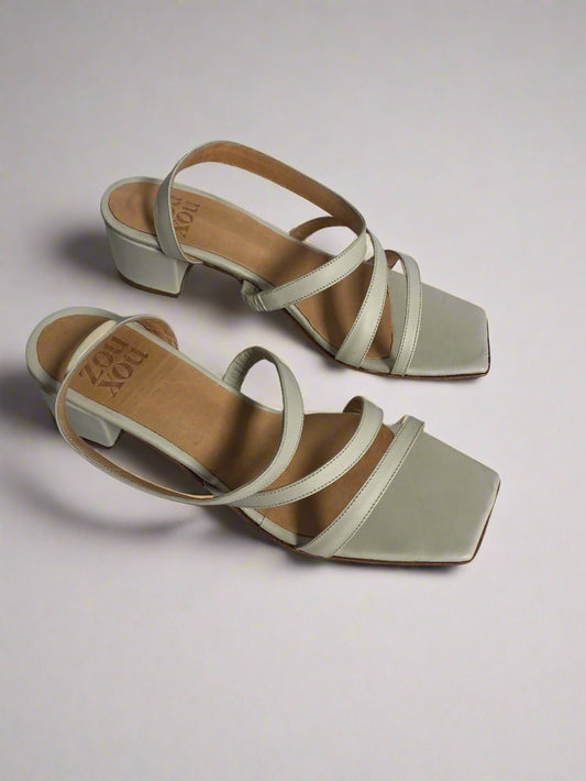 Delfina Sandal in Marfil Size 38.5