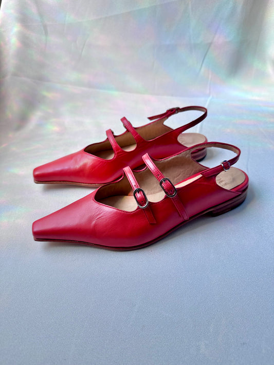 Cata Slingback in Tomato Size 37