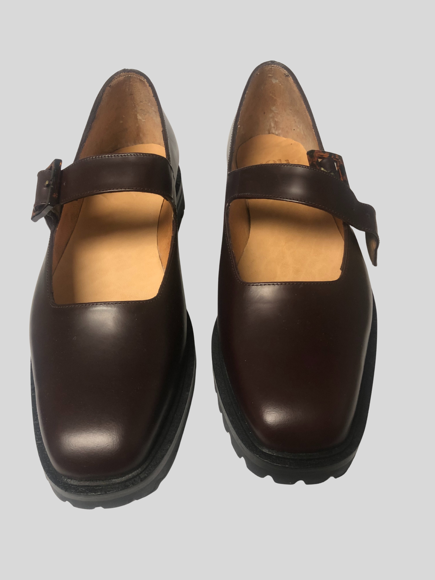 Uchi Flat in Tannat Size 41