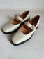 Uchi Flat in Marfil Size 41