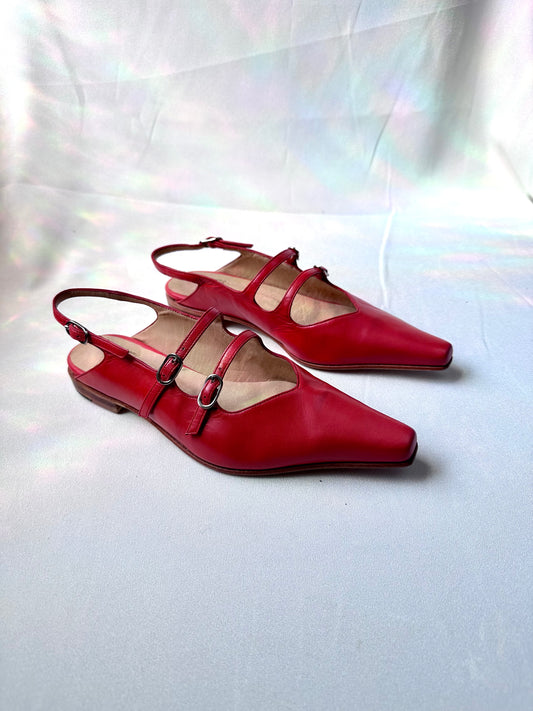 Cata Slingback in Tomato Size 37