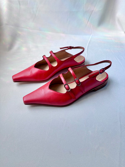 Cata Slingback in Tomato Size 38