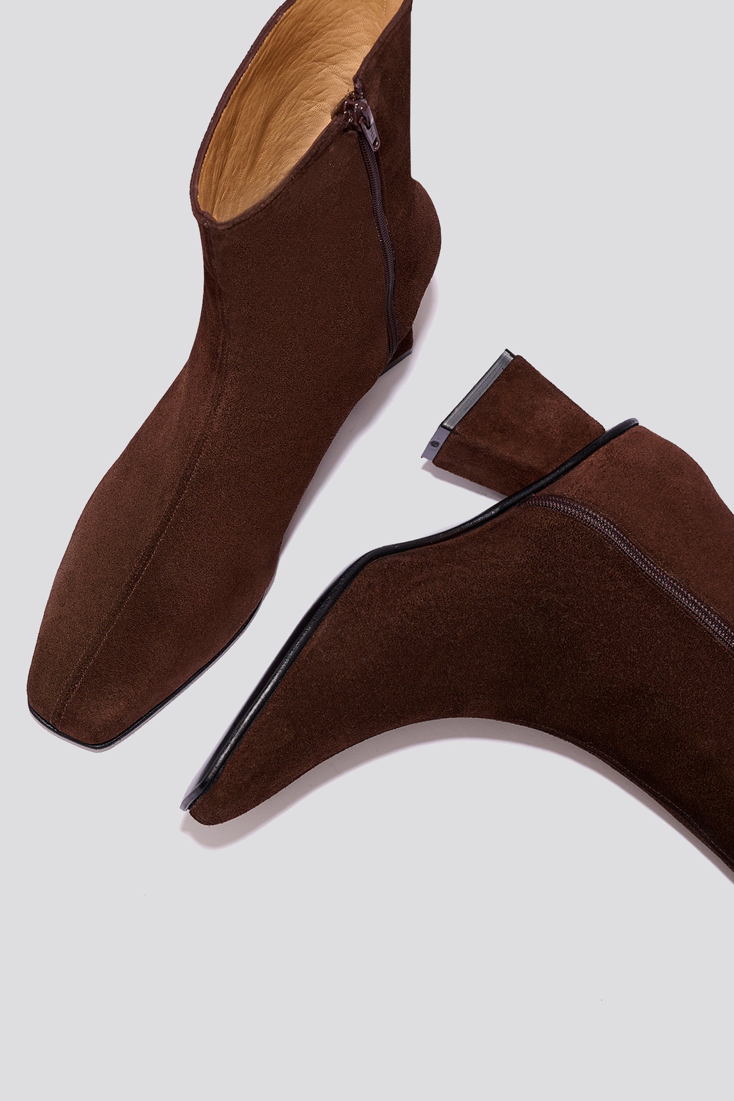 Ola Glove Boot in Coffee Suede