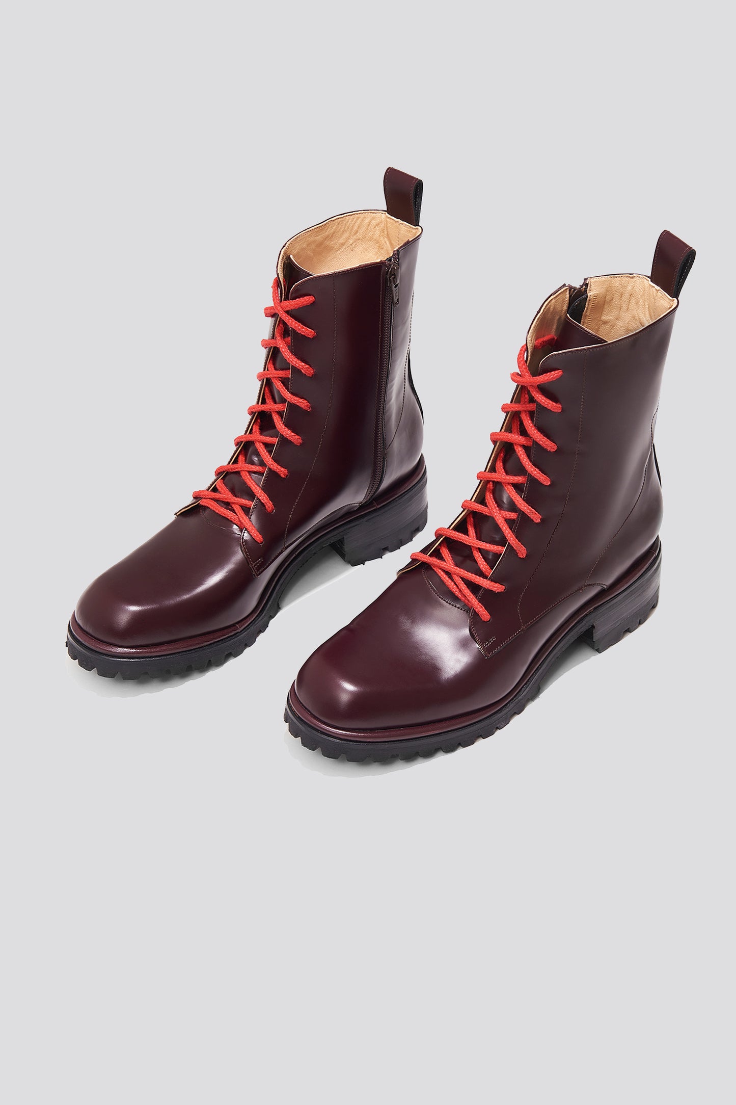Low Roma Lace Up Boot in Tannat