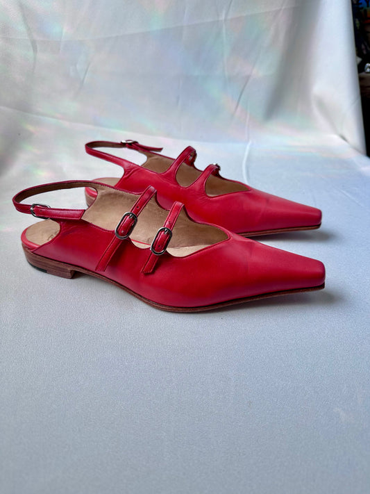 Cata Slingback in Tomato Size 38