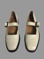 Uchi Flat in Marfil Size 42