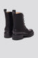 Low Roma Lace Up Boot in Black