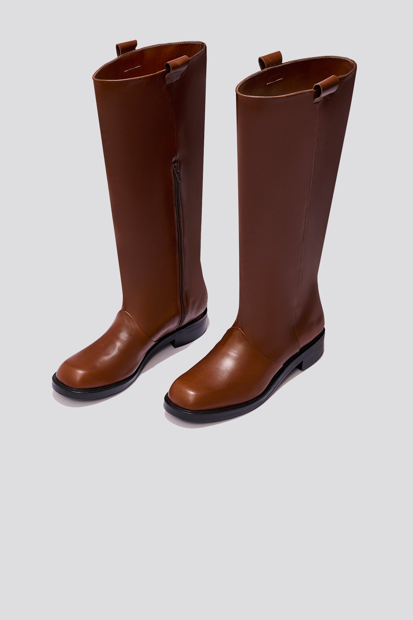 Charly Riding Boot in Burnt Caramel