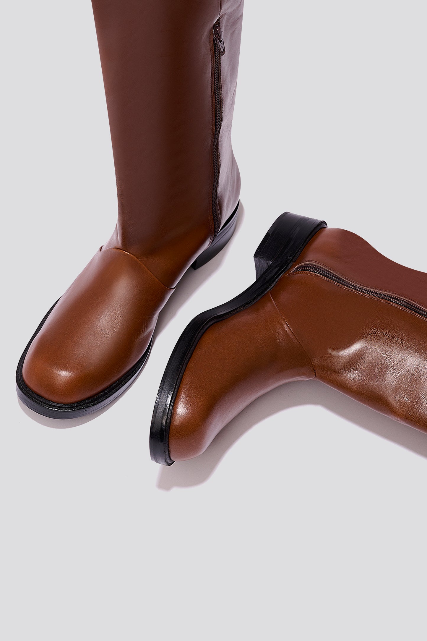 Charly Riding Boot in Burnt Caramel