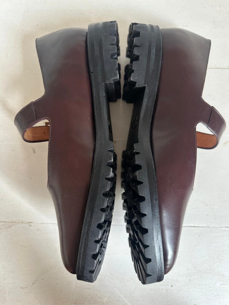 Uchi Flat in Tannat Size 42