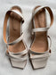 Delfina Sandal in Marfil Size 41.5