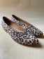 Glove Flat in Leopard Size 38