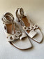 Vita Tie Up Sandal in Marfil Size 40.5