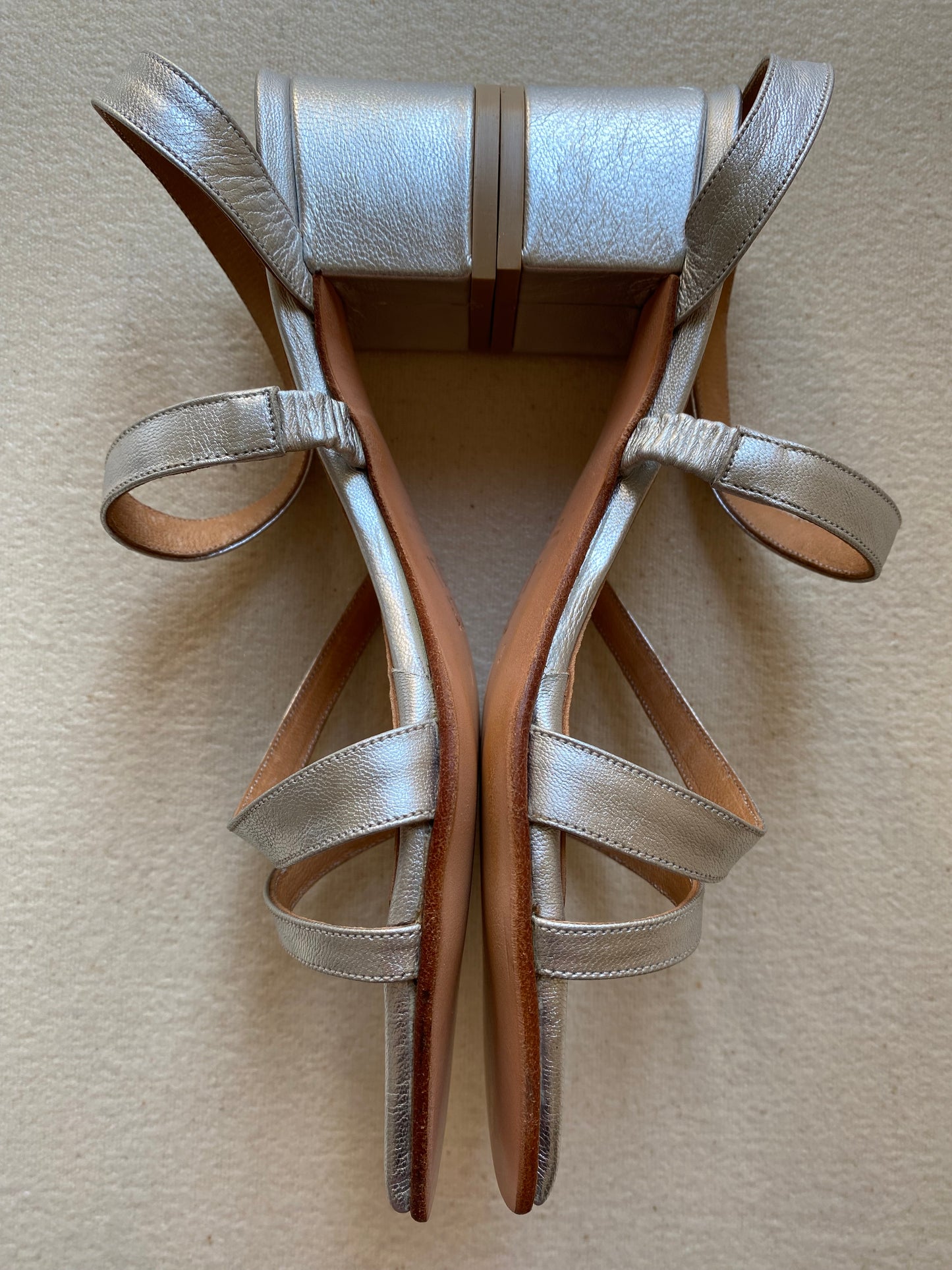Delfina Sandal in Silver Size 36