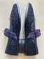 Eugenia Flat in Mesh Indigo Size 35/36