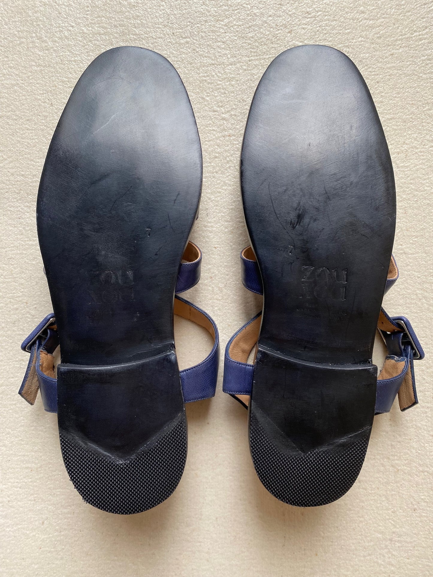 Anto Sandal in Indigo Size 37